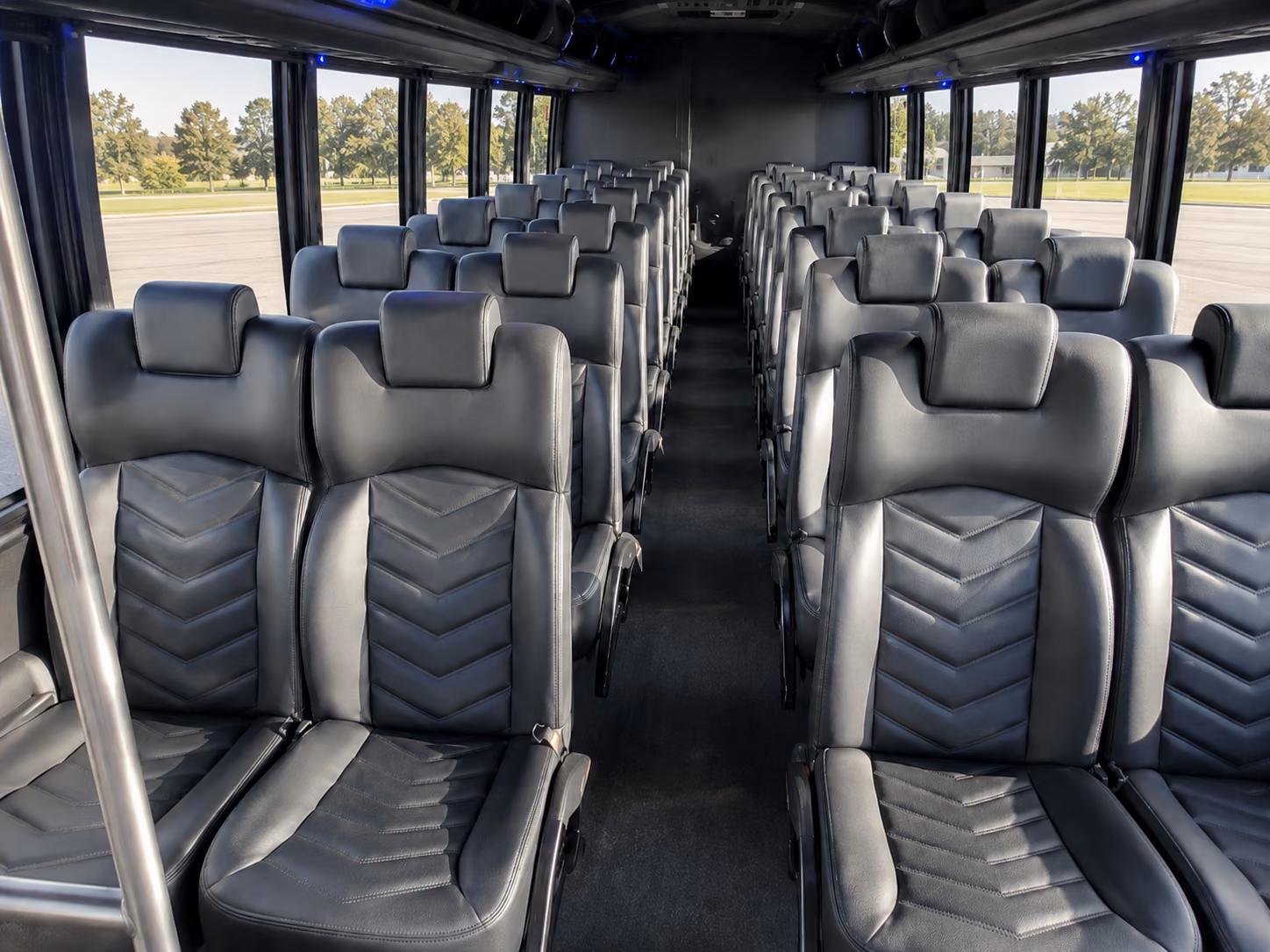 18 passenger minibus interior