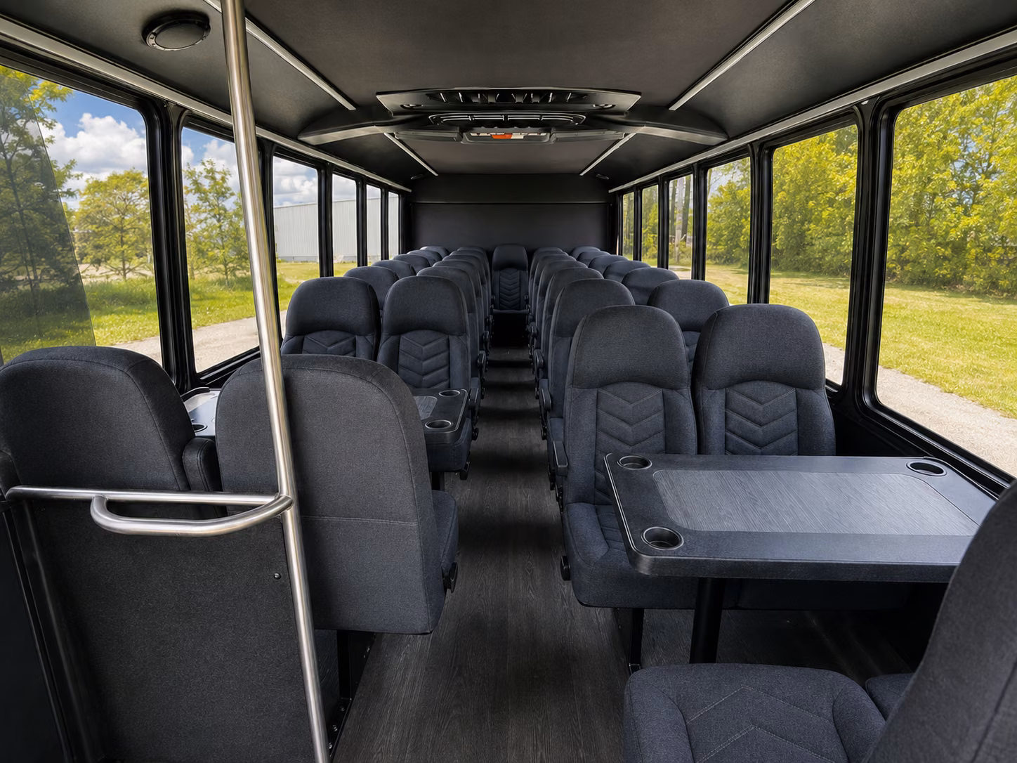 20 passenger minibus inside