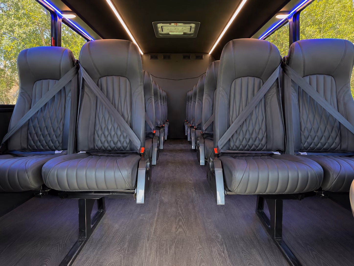 20 passenger minibus interior