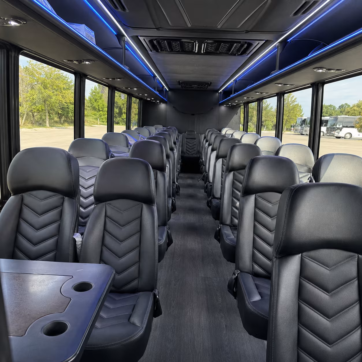 30 passenger minibus interior